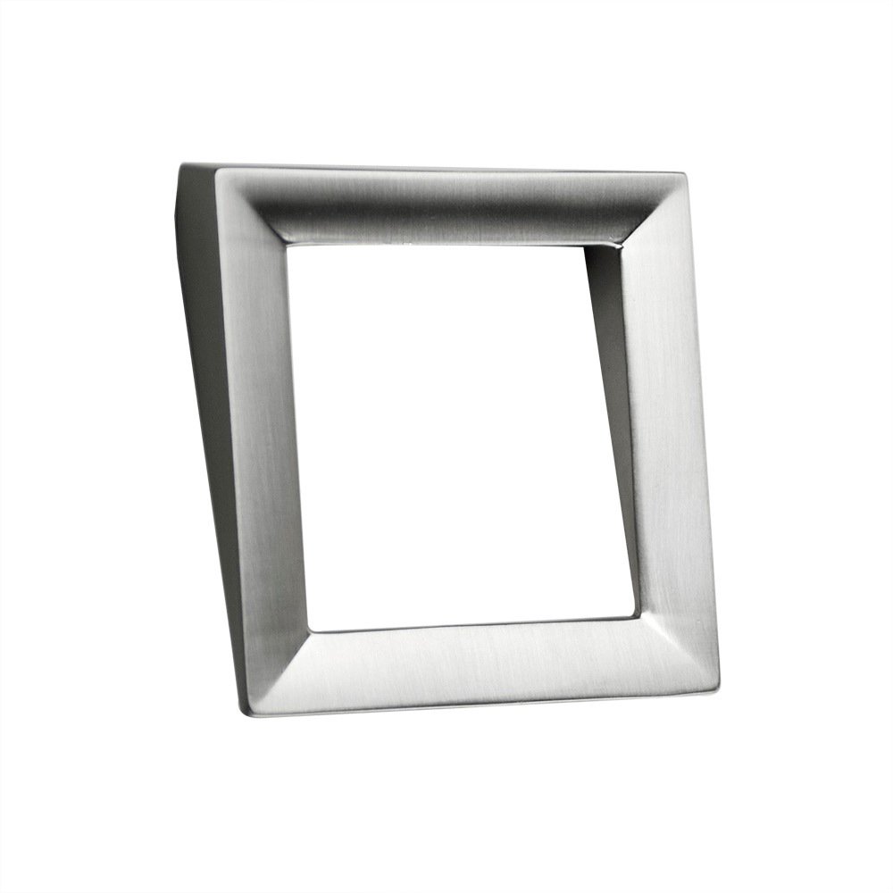 Zen Designs 1 7/8" (48mm) Centers Square Pull in Brushed Nickel