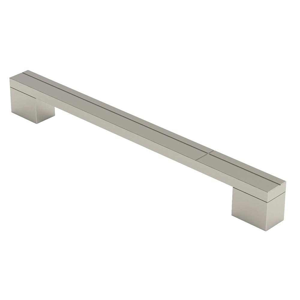 Zen Designs 7 9/16" (192mm) Centers Square Pull in Brushed Nickel