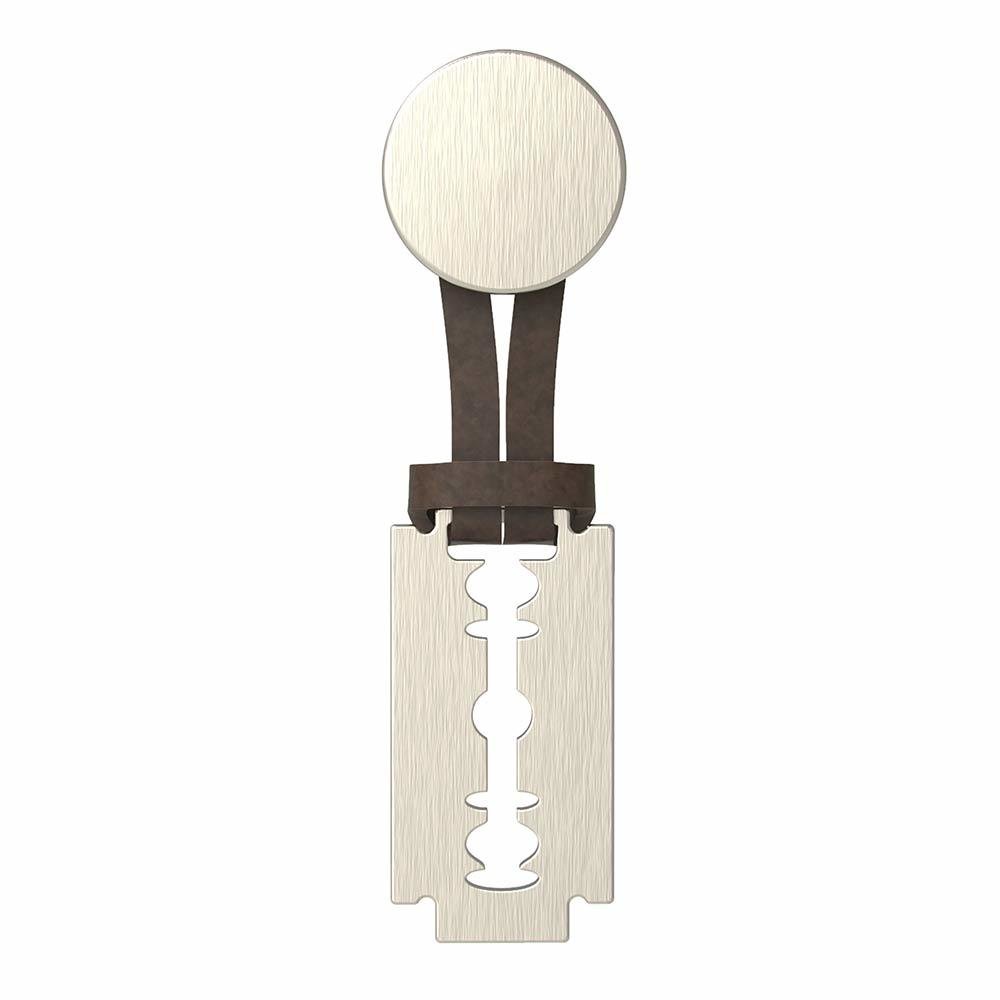 Zen Designs 3/8" (10mm) Centers Gales Pendant Pull in Brushed Nickel