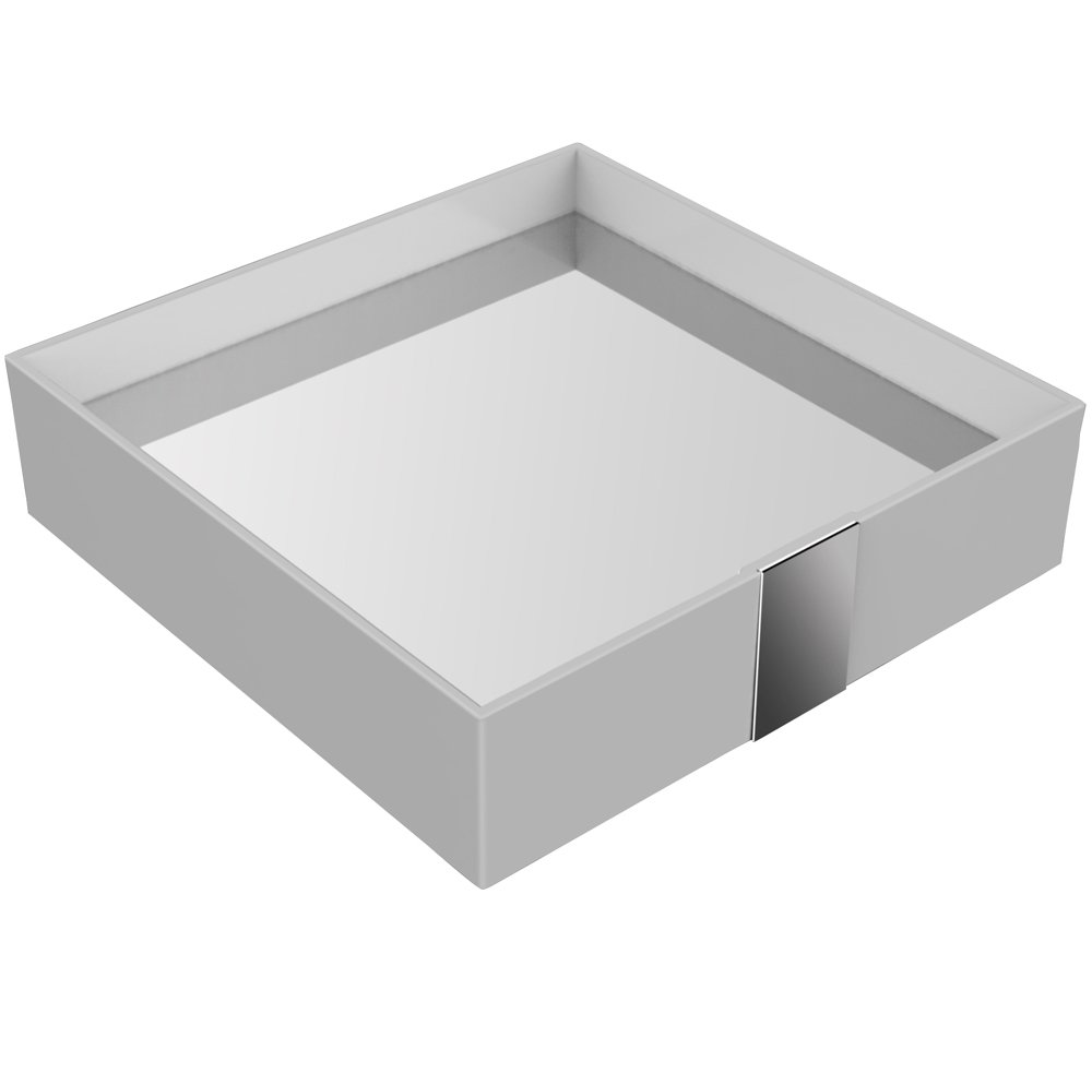 Zen Designs Square Tray W 8 5/8" x D 8 5/8" x H 2 1/8" in White