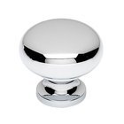 Solid Brass 1 1/4" Knob in Polished Chrome