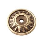 Solid Brass 1 3/8" Rosette in Polished Antique