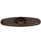 Solid Brass 2 1/2" Backplate in Chocolate Bronze