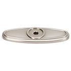Solid Brass 2 1/2" Backplate in Satin Nickel