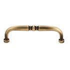 Solid Brass 3 1/2" Centers Pull in Antique English Matte