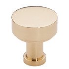 3/4" Rounded Knob in Unlacquered Brass