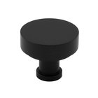 1 3/8" Rounded Knob in Matte Black
