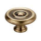 Solid Brass 1" Knob in Antique English