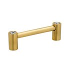 Solid Brass 3 1/2" Centers Pull in Satin Brass