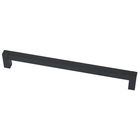 Solid Brass 12" Centers Contemporary Appliance Pull in Matte Black