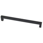 Solid Brass 18" Centers Contemporary Appliance Pull in Matte Black