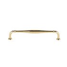 Solid Brass 12" Centers Traditional Oversized Pull in Polished Brass