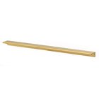 Solid Brass 12" Centers Appliance Pull in Satin Brass