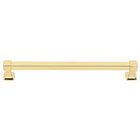12" Centers Appliance / Drawer Pull in Unlacquered Brass