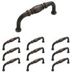 10 Pack of 3" Centers Pull in Oil Rubbed Bronze