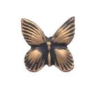 Butterfly Knob in Brushed Natural Pewter