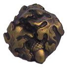 Acorn Spray Knob in Bronze with Verde Wash