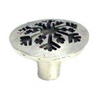Snowflake Knob - 1 1/2" in Pewter with Copper Wash