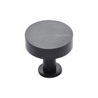 1 1/4" Disc Knob with Rosette in Dark Oil Rubbed