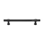 3 3/4" Centers Bar Holder Pull in Distressed Black