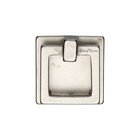 1 3/4" Long Square Drop Pull on Plate in White Bronze