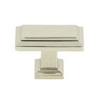Rectangle Knob in Polished Nickel