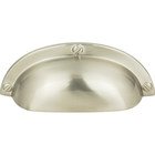 2 1/2" Centers Euro-Tech Bin Cup Pull in Brushed Nickel