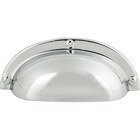 2 1/2" Centers Euro-Tech Bin Cup Pull in Polished Chrome