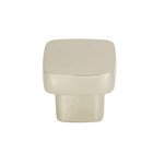 1" Chunky Square Knob Small In Polished Nickel