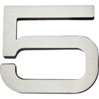# 5 Self-Adhesive House Number in Stainless Steel