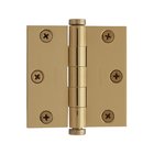 3" x 3" Square Corner Door Hinge in Lifetime PVD Polished Brass (Sold Individually)
