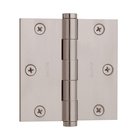 3 1/2" x 3 1/2" Square Corner Door Hinge in Lifetime PVD Polished Nickel (Sold Individually)