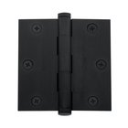 3 1/2" x 3 1/2" Square Corner Door Hinge in Satin Black (Sold Individually)