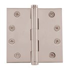 4" x 4" Square Corner Door Hinge in Lifetime PVD Polished Nickel (Sold Individually)