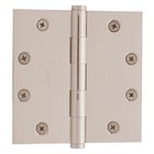4 1/2" x 4 1/2" Square Corner Door Hinge in Lifetime PVD Polished Nickel (Sold Individually)