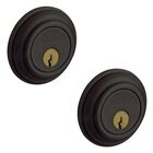 Double Cylinder Deadbolt in Distressed Oil Rubbed Bronze