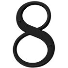 #8 House Number in Satin Black