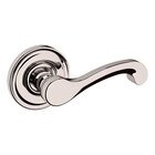 Dummy Set Classic Door Lever with Classic Rose in Lifetime Pvd Polished Nickel