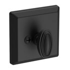 Patio (One-Sided) Square Deadbolt in Satin Black