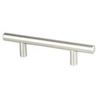 3" Centers Classic Comfort Pull in Brushed Nickel