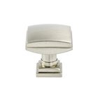 1 1/4" Long Timeless Charm Knob in Brushed Nickel