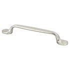 5" Centers Timeless Charm Pull in Brushed Nickel