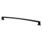 18" Centers Timeless Charm Appliance Pull in Matte Black