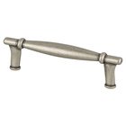 3 3/4" Centers Classic Comfort Pull in Weathered Nickel