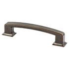 6" Centers Timeless Charm Pull in Weathered Verona Bronze