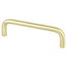 4" Centers Uptown Appeal Pull in Satin Brass