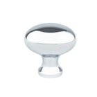 1 3/16" Diameter Classic Comfort Oval Knob in Polished Chrome