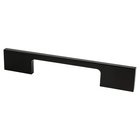 96mm Centers Rectangle Pull in Matte Black