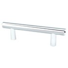 3" Centers European Bar Pull in Polished Chrome