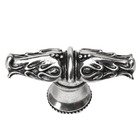 Leaves Large Knob With Flared Foot Romanesque Style in Chalice